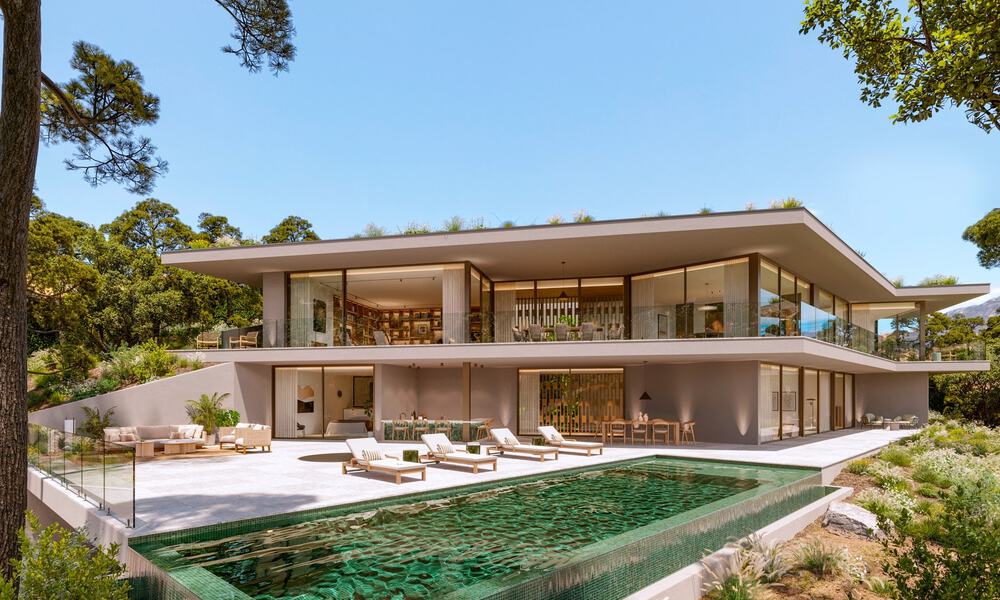 Modernistische nieuwbouwvilla met duurzaam concept te koop in de heuvels van Benahavis - Marbella 775495
