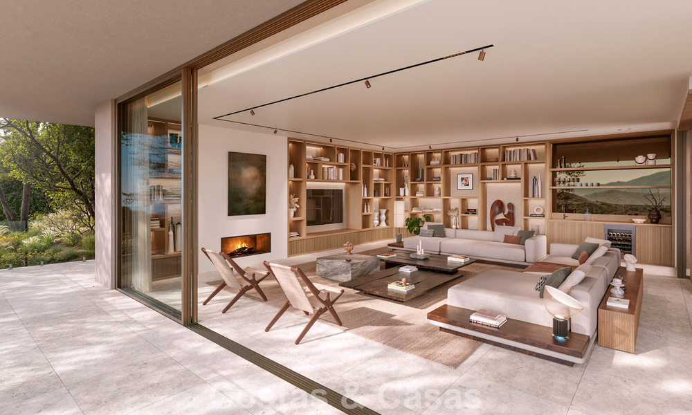 Modernistische nieuwbouwvilla met duurzaam concept te koop in de heuvels van Benahavis - Marbella 775496