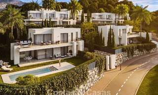 7 geavanceerde nieuwbouwvilla’s met panoramisch zeezicht te koop in de heuvels van Mijas Pueblo, Costa del Sol 787745 
