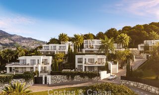 7 geavanceerde nieuwbouwvilla’s met panoramisch zeezicht te koop in de heuvels van Mijas Pueblo, Costa del Sol 787746 