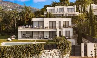 7 geavanceerde nieuwbouwvilla’s met panoramisch zeezicht te koop in de heuvels van Mijas Pueblo, Costa del Sol 787751 