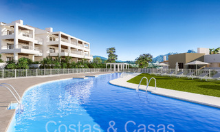 Moderne nieuwbouwappartementen in eigentijdse stijl te koop met ruim terras en prachtig zeezicht in Benahavis - Marbella 70121 