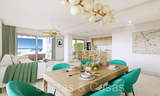 Moderne nieuwbouwappartementen in eigentijdse stijl te koop met ruim terras en prachtig zeezicht in Benahavis - Marbella 70123 