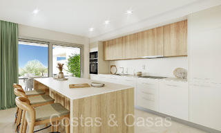 Moderne nieuwbouwappartementen in eigentijdse stijl te koop met ruim terras en prachtig zeezicht in Benahavis - Marbella 70124 