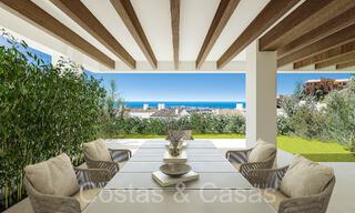 Moderne nieuwbouwappartementen in eigentijdse stijl te koop met ruim terras en prachtig zeezicht in Benahavis - Marbella 70134 