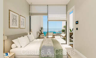 Opportuniteit! Moderne innovatieve rijhuizen met privétuin en zeezicht te koop in Fuengirola, Costa del Sol 70172 