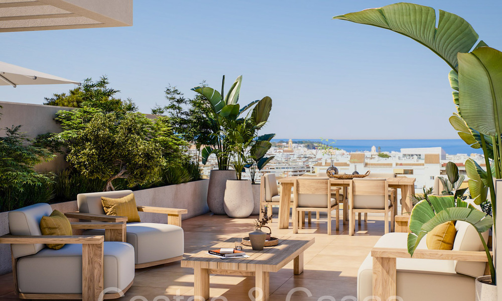 Stijlvolle appartementen te koop, op wandelafstand van strand en voorzieningen van Estepona centrum 70881