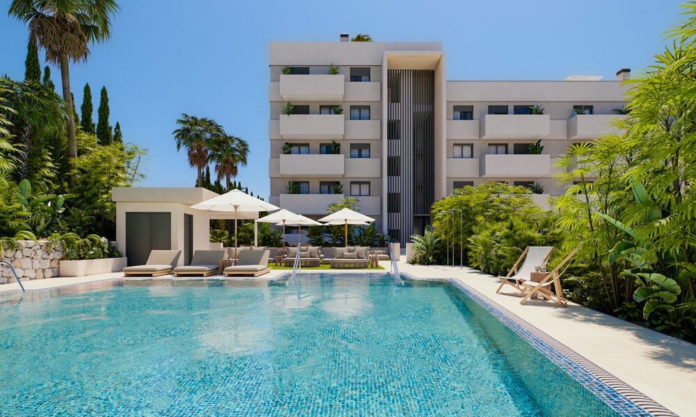 Stijlvolle appartementen te koop, op wandelafstand van strand en voorzieningen van Estepona centrum 70884