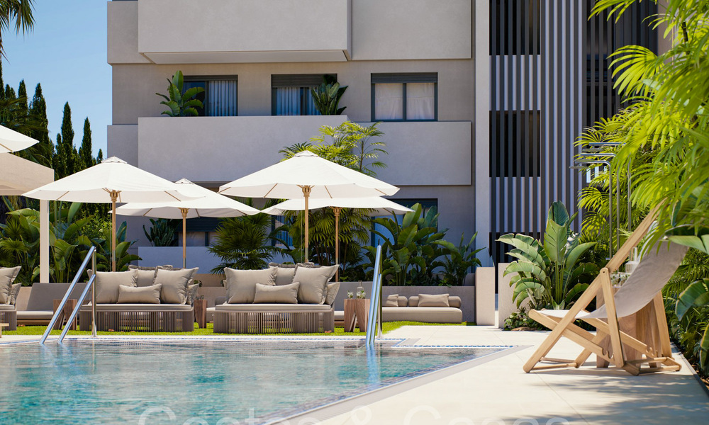 Stijlvolle appartementen te koop, op wandelafstand van strand en voorzieningen van Estepona centrum 70896