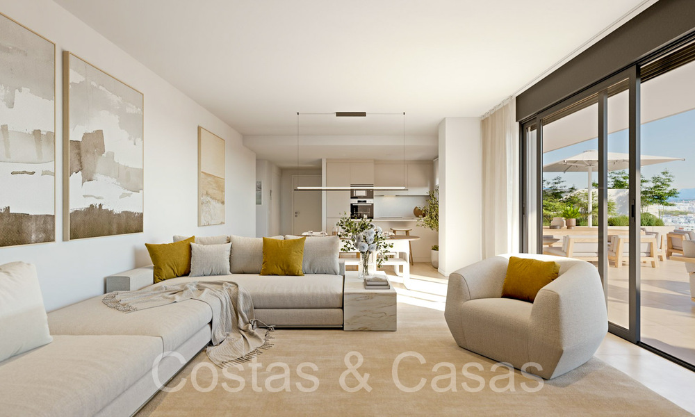 Stijlvolle appartementen te koop, op wandelafstand van strand en voorzieningen van Estepona centrum 70898