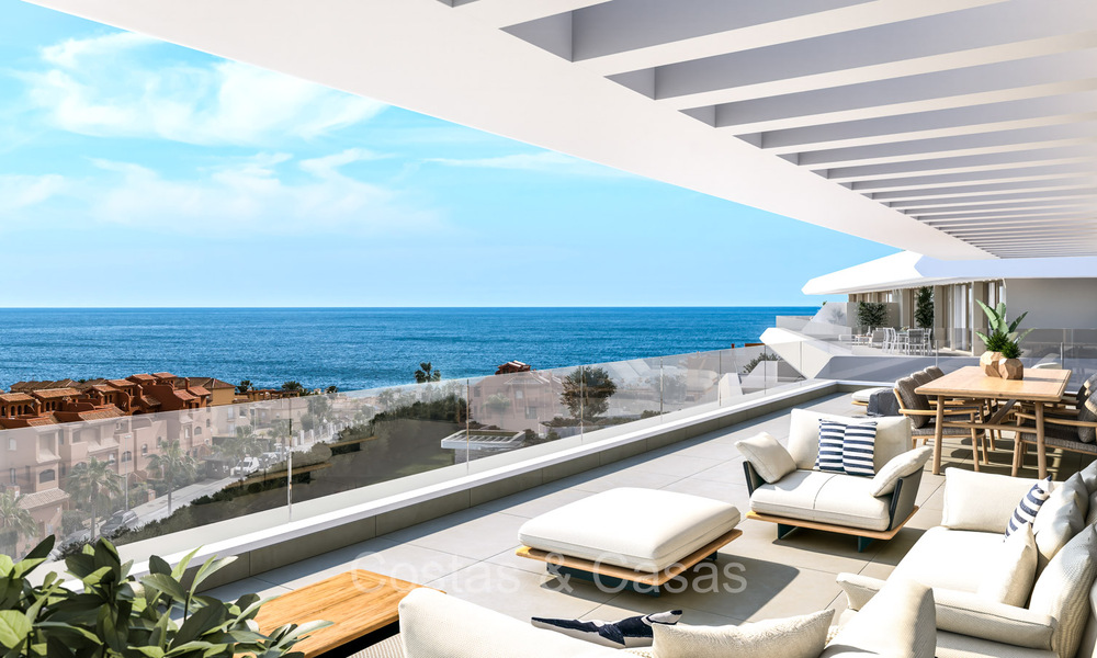 Energie efficiënte nieuwbouwappartementen te koop op loopafstand van het strand in West Estepona 72747