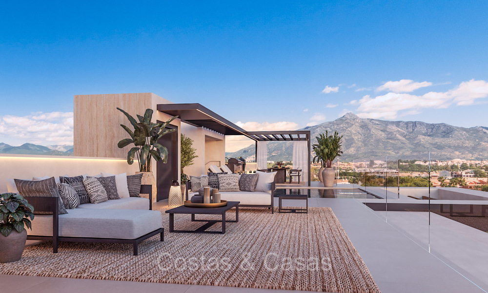 Nieuw op de markt. 7 nieuwe boutique villa’s te koop, op loopafstand van Puerto Banus en het strand van San Pedro, Marbella 73542