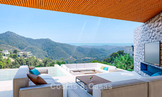 High-end designervilla met panoramisch berg- en zeezicht te koop in een gated resort in Benahavis - Marbella 74912 