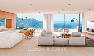 High-end designervilla met panoramisch berg- en zeezicht te koop in een gated resort in Benahavis - Marbella 74917 