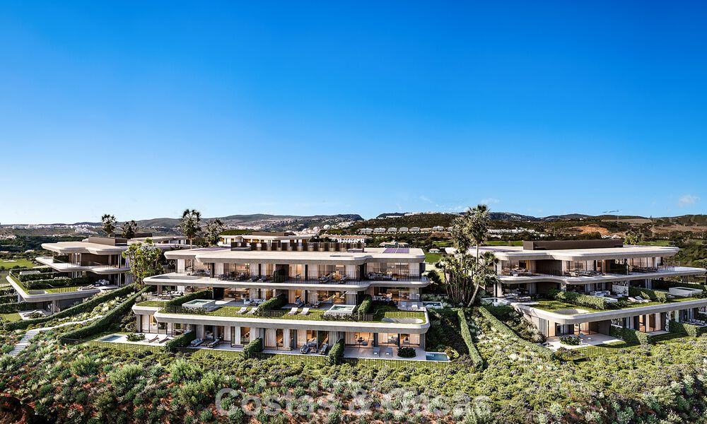 Pre-launch! Nieuwe, innovatieve appartementen met adembenemend zeezicht te koop in Casares, Costa del Sol 74763