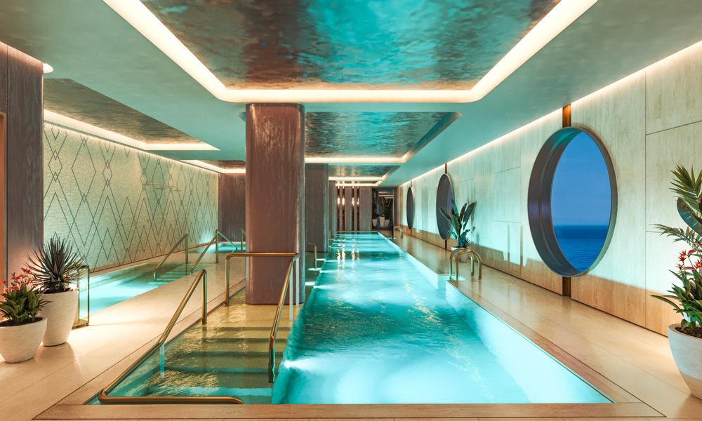 Nieuw op de markt. Avant-garde stijl appartementen met fantastische zeezicht te koop in Benahavis - Marbella 774208