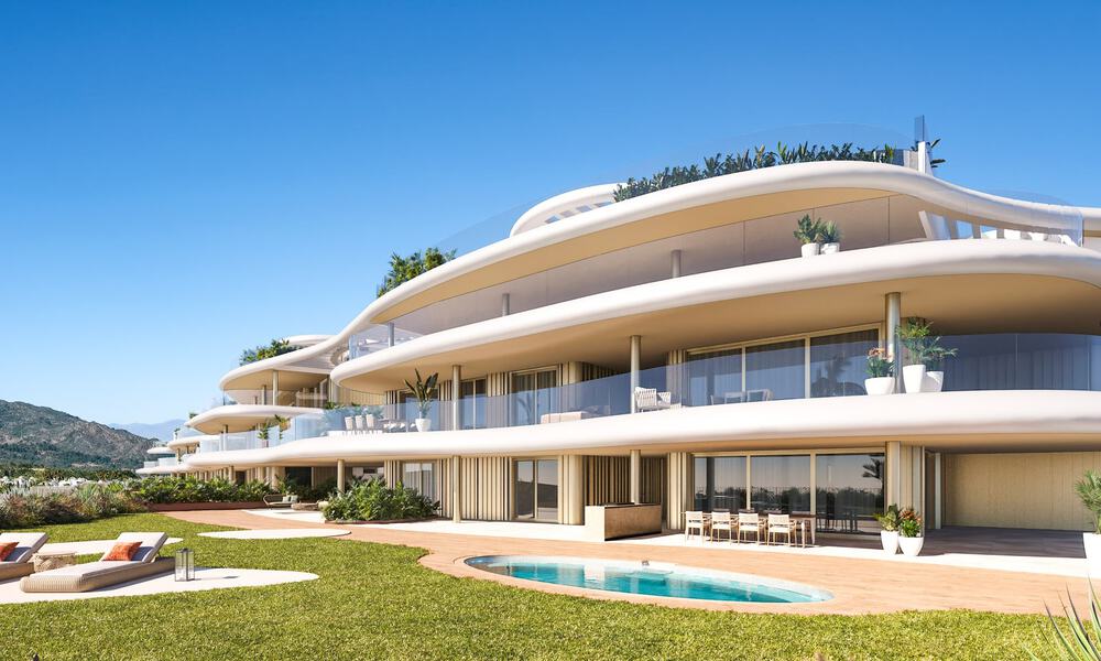 Nieuw op de markt. Avant-garde stijl appartementen met fantastische zeezicht te koop in Benahavis - Marbella 774209