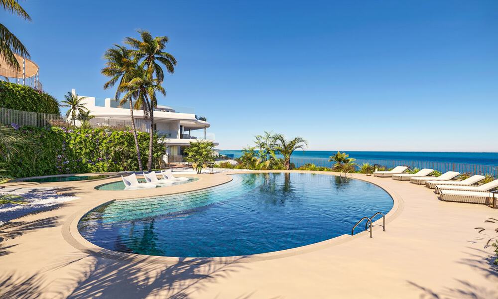 Nieuw op de markt. Avant-garde stijl appartementen met fantastische zeezicht te koop in Benahavis - Marbella 774211