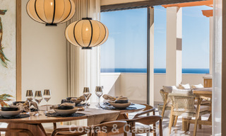 Prestigieus gerenoveerd penthouse met panoramisch zeezicht te koop in Nueva Andalucia’s golfvallei, Marbella 773638 