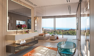 Halfvrijstaande nieuwbouwvilla’s met panoramisch zeezicht te koop in de heuvels van Oost Marbella 774554 