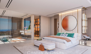 Halfvrijstaande nieuwbouwvilla’s met panoramisch zeezicht te koop in de heuvels van Oost Marbella 774557 