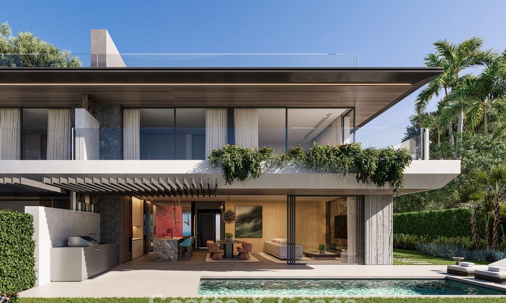 Halfvrijstaande nieuwbouwvilla’s met panoramisch zeezicht te koop in de heuvels van Oost Marbella 774558