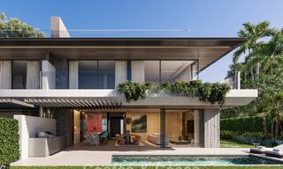 Halfvrijstaande nieuwbouwvilla’s met panoramisch zeezicht te koop in de heuvels van Oost Marbella 774558 