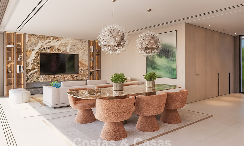 Halfvrijstaande nieuwbouwvilla’s met panoramisch zeezicht te koop in de heuvels van Oost Marbella 774559