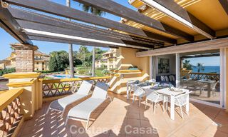 Ruim 3-slaapkamer appartement met panoramisch zeezicht te koop in een strandcomplex ten oosten van Marbella centrum 774704 