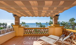 Ruim 3-slaapkamer appartement met panoramisch zeezicht te koop in een strandcomplex ten oosten van Marbella centrum 774711 
