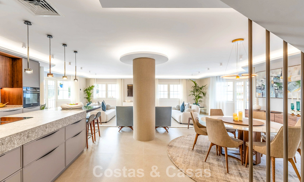 Prachtig dubbel penthouse met zeezicht te koop op loopafstand van Puerto Banus, Marbella 774866