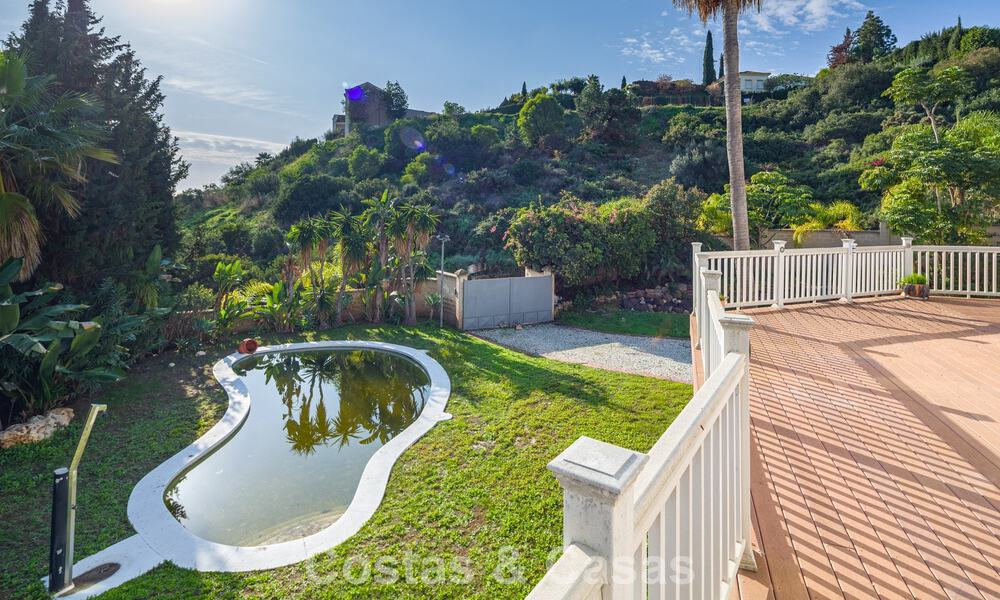 Majestueuze luxevilla met prachtig zeezicht te koop, in een populaire urbanisatie van Benahavis - Marbella 774949
