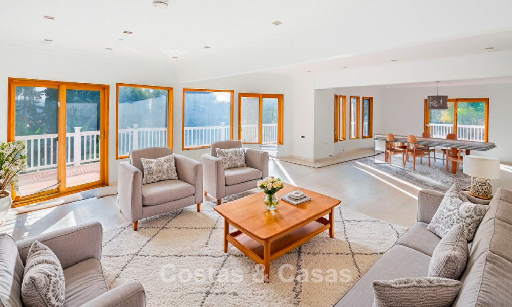 Majestueuze luxevilla met prachtig zeezicht te koop, in een populaire urbanisatie van Benahavis - Marbella 774957