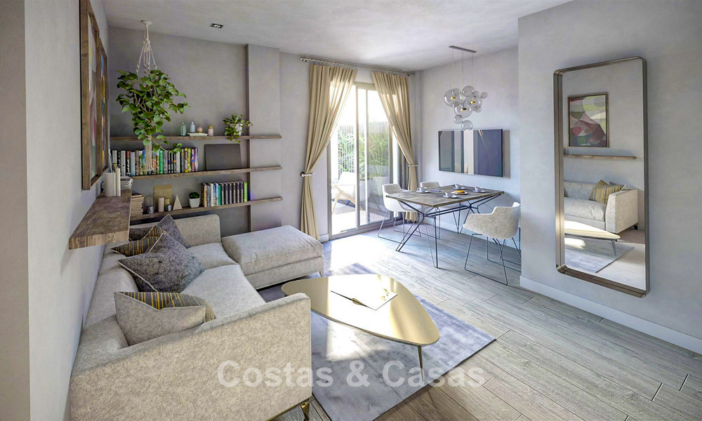 Nieuw op de markt. Moderne nieuwbouwappartementen met hedendaagse stijl te koop in Fuengirola, Costa del Sol 775020