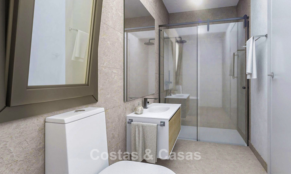 Nieuw op de markt. Moderne nieuwbouwappartementen met hedendaagse stijl te koop in Fuengirola, Costa del Sol 775022