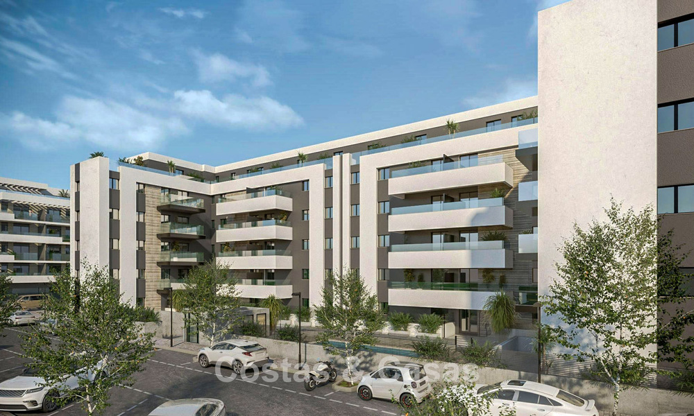 Nieuw op de markt. Moderne nieuwbouwappartementen met hedendaagse stijl te koop in Fuengirola, Costa del Sol 775023