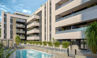 Nieuw op de markt. Moderne nieuwbouwappartementen met hedendaagse stijl te koop in Fuengirola, Costa del Sol 775026 