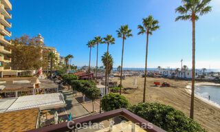 Eerstelijnsstrand appartement met fenomenaal uitzicht te koop in Marbella centrum 775048 
