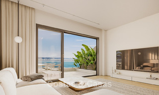 Stijlvolle nieuwbouwappartementen met subliem zeezicht te koop in Mijas Costa, Costa del Sol 775364 