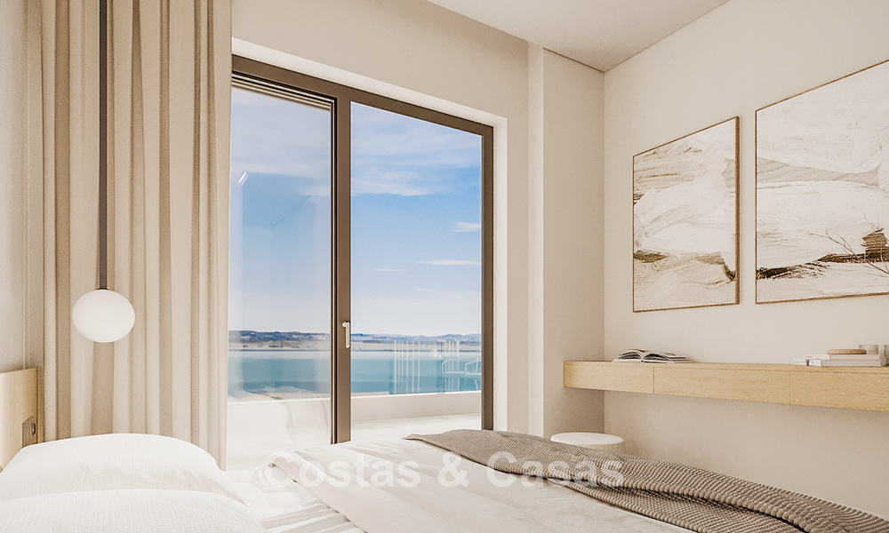 Stijlvolle nieuwbouwappartementen met subliem zeezicht te koop in Mijas Costa, Costa del Sol 775366