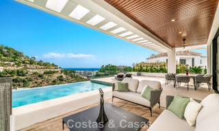 Gesofisticeerde designervilla met magnifiek zeezicht te koop in El Madroñal, Benahavis - Marbella 795626 