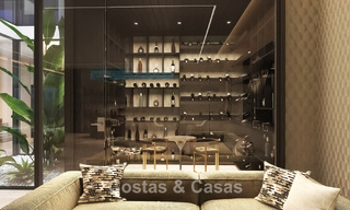 Geavanceerde designervilla met prachtig zeezicht te koop in El Madroñal, Benahavis - Marbella 775259 