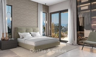 Geavanceerde designervilla met prachtig zeezicht te koop in El Madroñal, Benahavis - Marbella 775261 