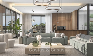 Geavanceerde designervilla met prachtig zeezicht te koop in El Madroñal, Benahavis - Marbella 775266 