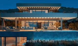 Geavanceerde designervilla met prachtig zeezicht te koop in El Madroñal, Benahavis - Marbella 775272 