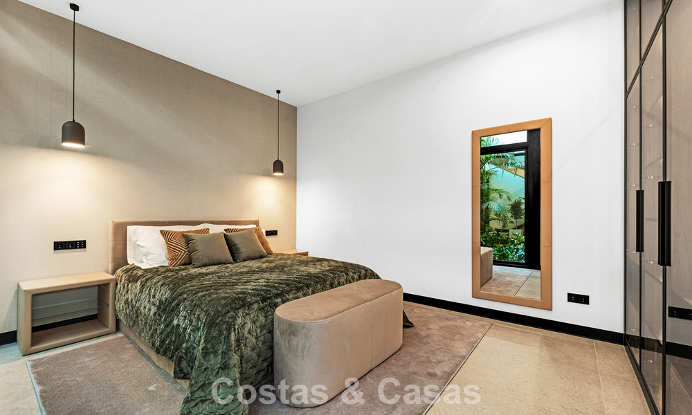 Geavanceerde designervilla met prachtig zeezicht te koop in El Madroñal, Benahavis - Marbella 796834
