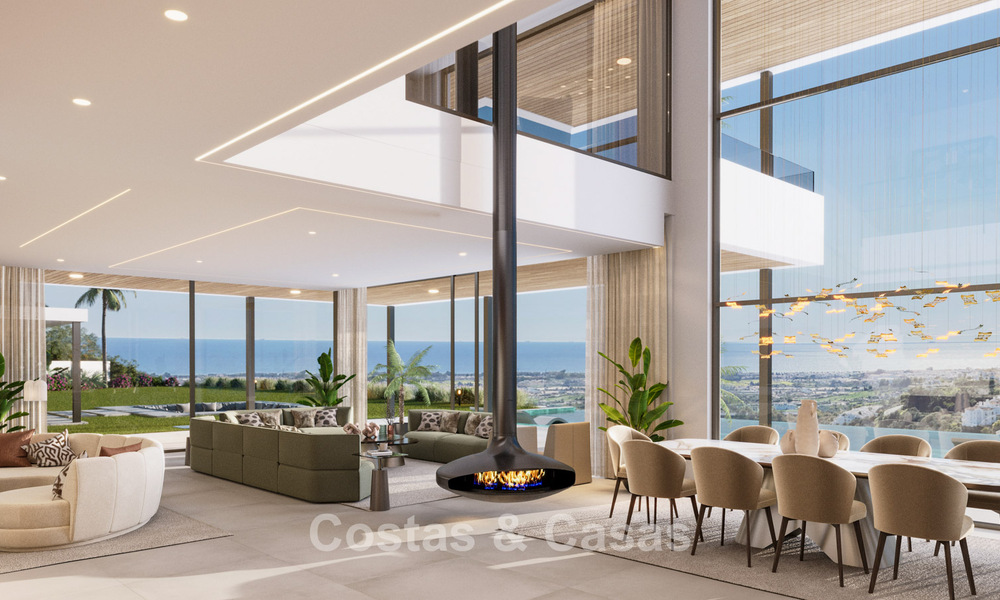 Architectonisch meesterwerk met fenomenaal zeezicht te koop in El Madroñal, Benahavis - Marbella 775301
