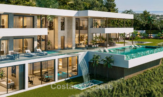 Architectonisch meesterwerk met fenomenaal zeezicht te koop in El Madroñal, Benahavis - Marbella 775307 