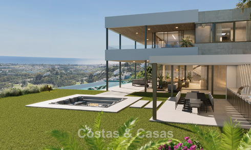 Architectonisch meesterwerk met fenomenaal zeezicht te koop in El Madroñal, Benahavis - Marbella 775318