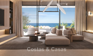 Nieuw op de markt. Stijlvolle boutique appartementen te koop op loopafstand van het strand met zeezicht in West Estepona 775433 